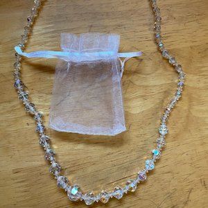 Iridescent Beaded Necklace Approx 21 inches